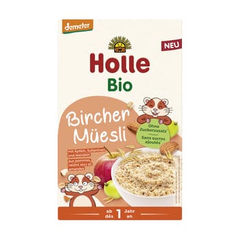 Holle Organic wholegrain Bircher muesli